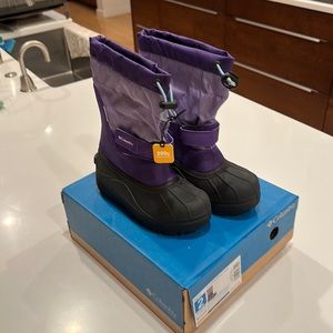 columbia youth powderbug plus II boots.